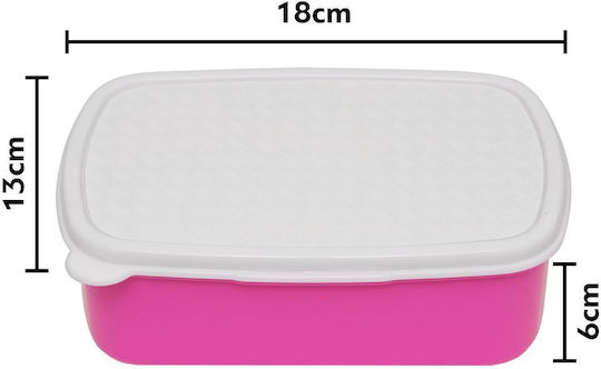 Koupakoupa Vice City Leonida Plastic Kids' Thermal Food Container Pink 18 x 13 x 6cm