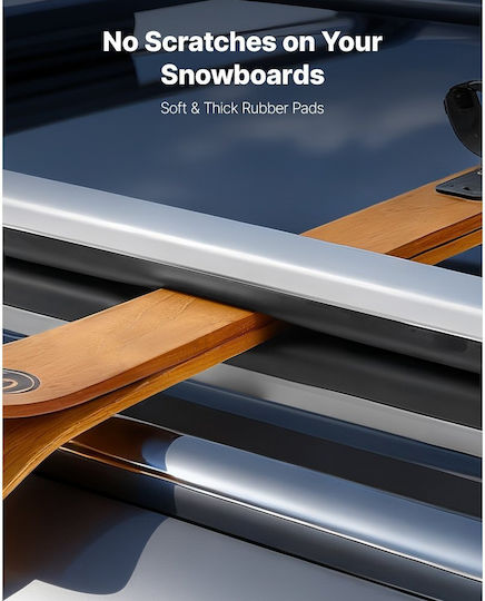 Vevor Aluminum Car Roof Racks Suitable for 6 Ski Pairs