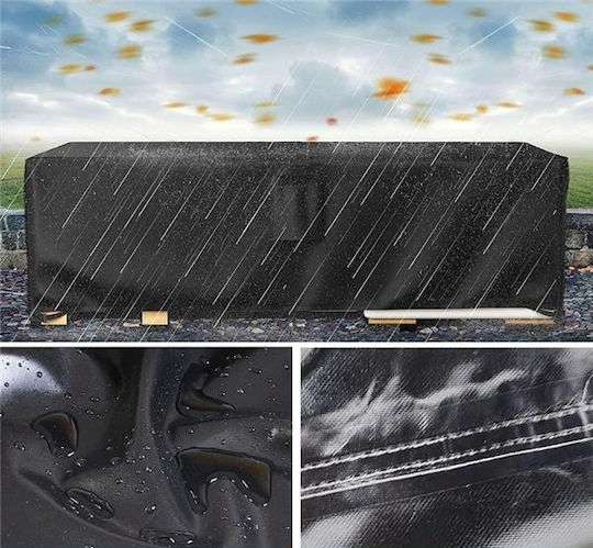 Waterproof Protective Cover 180x120x74cm In Black Colour