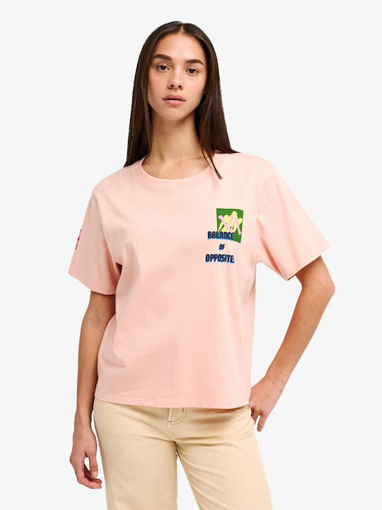 Damen T-shirt Dusty Pink