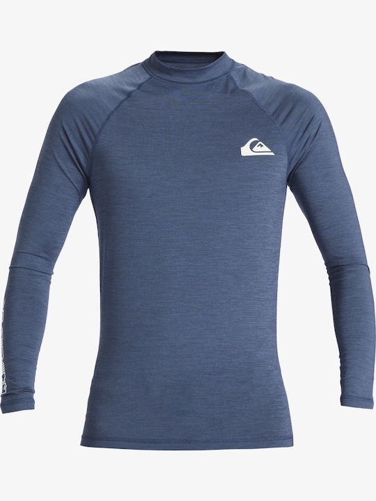 Quiksilver Ежедневна UPF 50 Мъжка Дълъг Ръкав Слънцезащитна Блуза Син