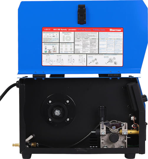 Sherman Speedy Ηλεκτροκόλληση Inverter MAG / MIG / TIG με Μέγιστο Ρεύμα Συγκόλλησης 200A και Κύκλο Εργασίας 40%