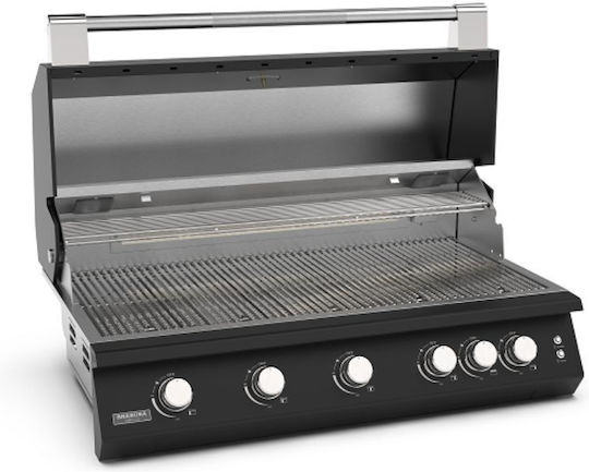 Brabura Fusion 500 RM Ψησταριά Υγραερίου Σχάρας 95x46εκ. με 5 Εστίες 20.50kW