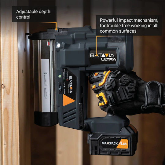 Batavia Battery-Powered 18V Solo Staple Gun for Nails