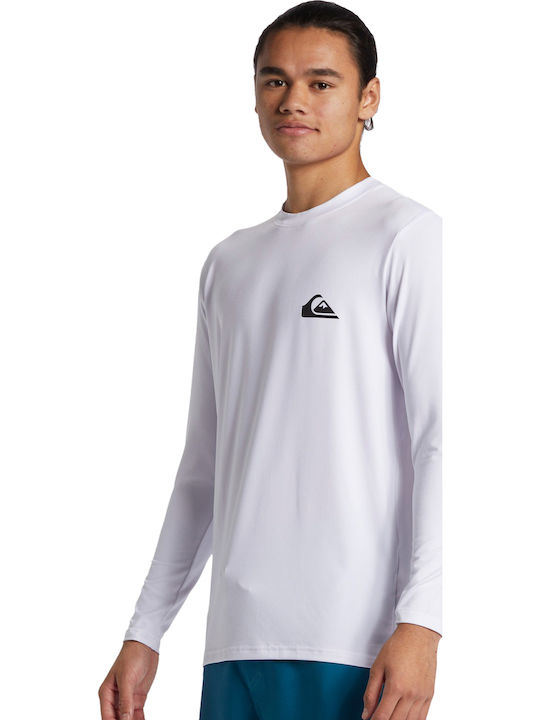 Quiksilver Everyday UPF 50+ Men's Long Sleeve Sun Protection Shirt White