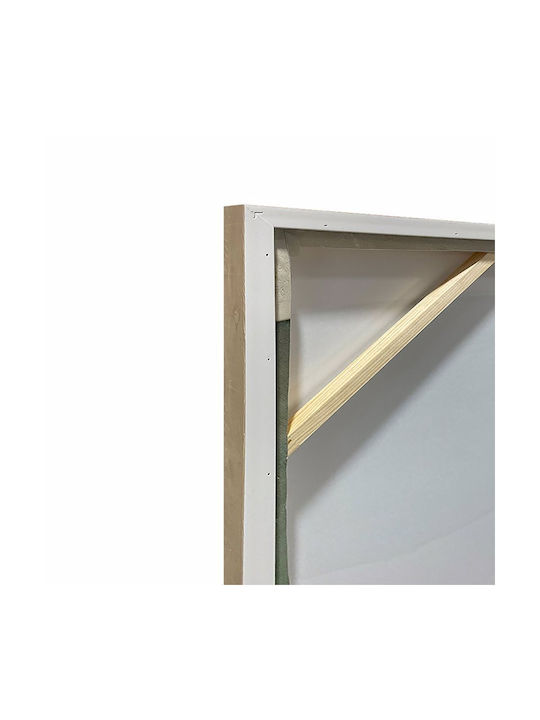 Rhea Decorative Painting Frame 80x120x4cm Canvas Oil Beige Ps