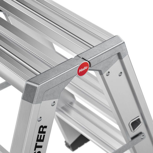 Hailo Hailo Aluminum Step Ladder 3 Steps 24cm