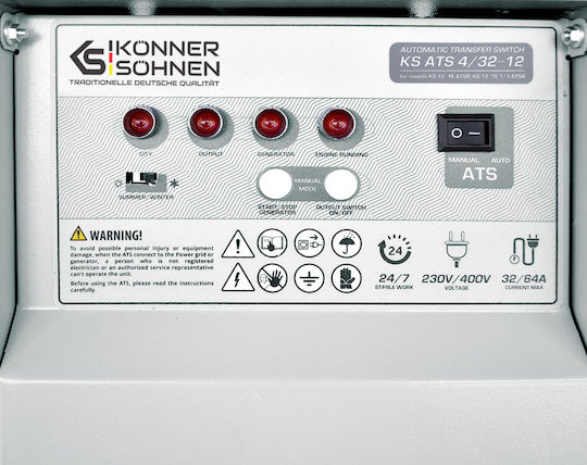 Könner & Söhnen Industrieller Stromschalter Typ KSATS4/32-12