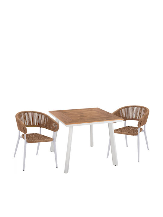Outdoor Dining Set 3 Pieces Homemarkt