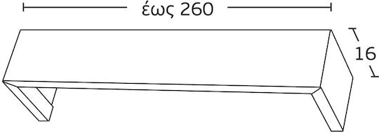 Enis by Domus Metopi Vorhangkästen Nr 226 340cm Hölzernes