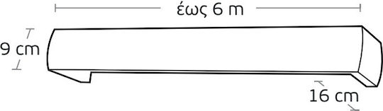 Enis by Domus Metope Vorhangstange No.1885 200Stück Metallisch