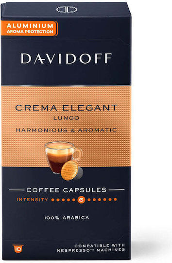 Davidoff Capsules Espresso Compatible with Machine Nespresso 10caps,tobolek