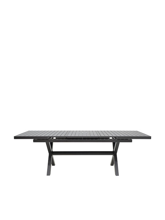 Outdoor Dining Set Dagyn Azelie 7 Pieces Grey