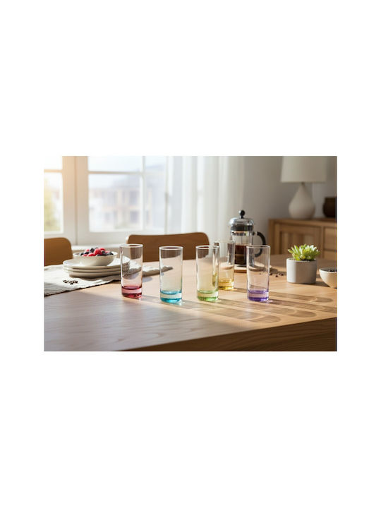Domumart Σετ Ποτήρια Νερού από Γυαλί 280ml 6τμχ