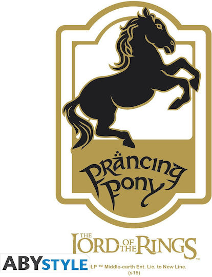 Abysse Lord Of The Rings - Prancing Pony Glass Beer, μπίρας made of Glass 500ml 1pcs