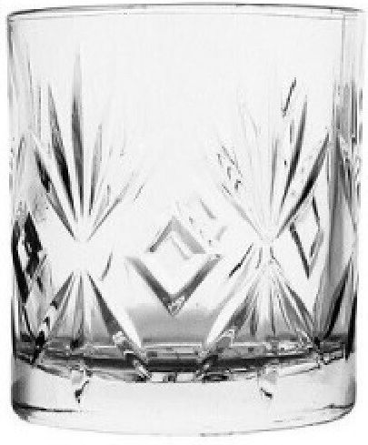 Uniglass Royal Set Pahare de Apă / Whisky / Cocktail / Cafea / Freddo din Sticlă 305ml 12 buc
