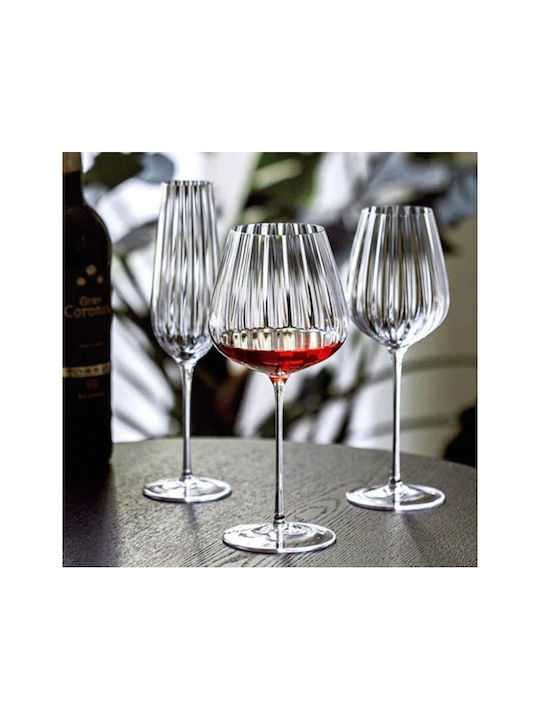 Bohemia Columba Optic Set of Glasses for White Wine made of Crystal Stemmed 500ml 6pcs