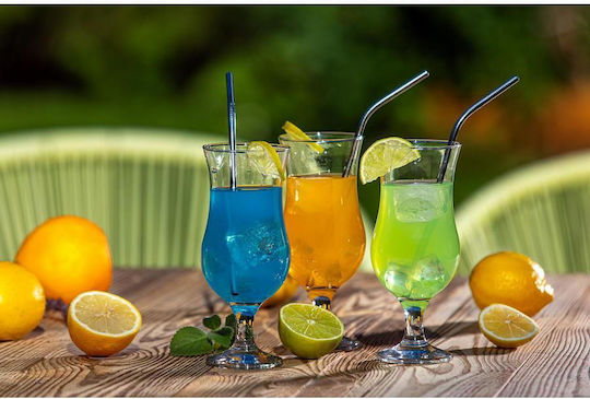 Gurallar Set Of Water / Cocktail Drinking Glass Goblets 390ml 12 Pieces