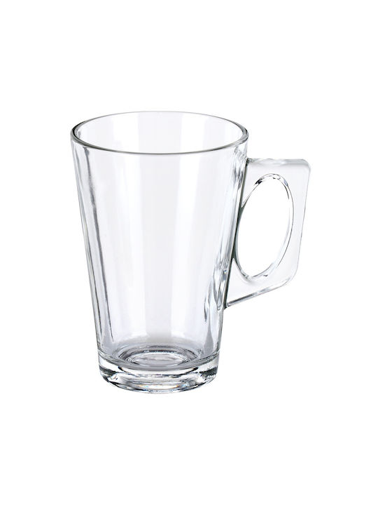 Orion Σετ Ποτήρια Νερού / Καφέ/Freddo από Γυαλί 255ml 6τμχ