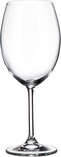 Crystalite Bohemia Set of Crystal Goblet Glasses 570ml 6 Pieces