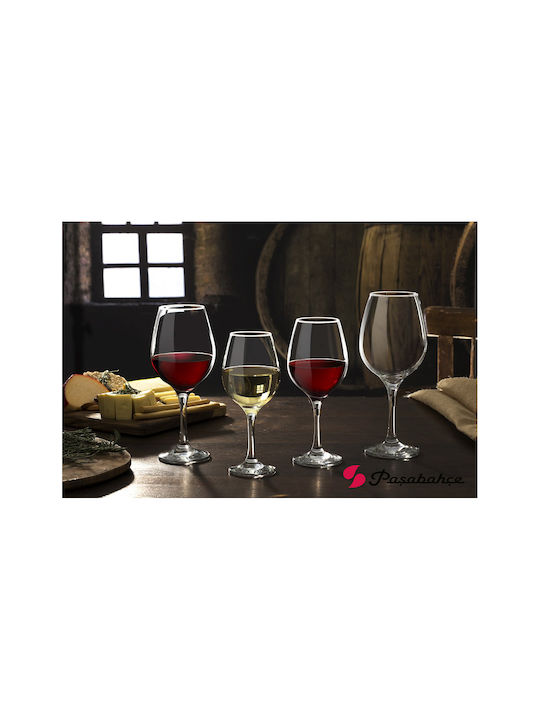 Espiel Set of Glasses White Wine / Cocktail/Drinking made of Glass in Honey Color 6pcs