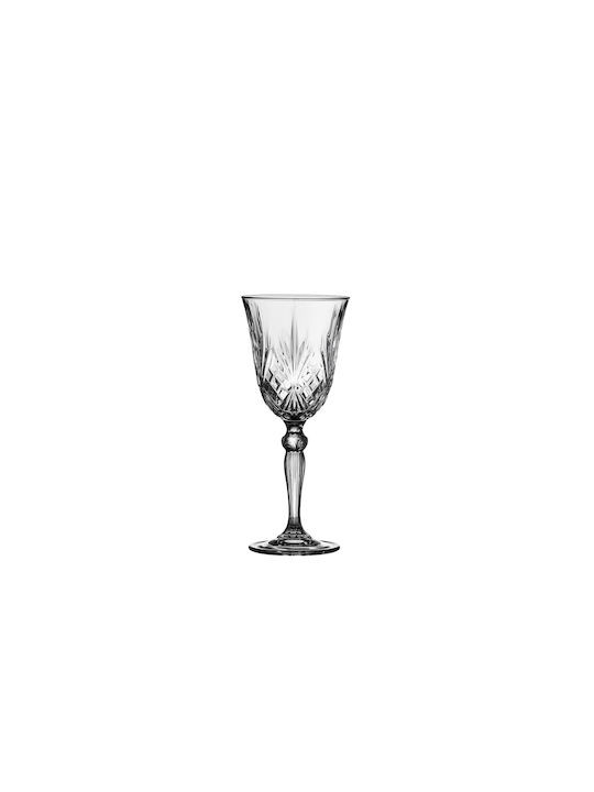 Lyngby Melodia Set of Glasses for White Wine made of Crystal Stemmed 210ml 4pcs