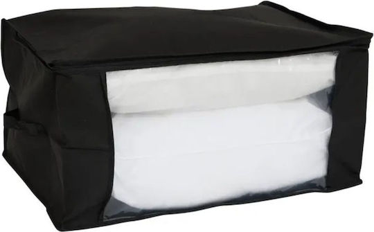 5Five Fabric Storage Case For Clothes in Black Color 60x45x30cm 1pcs