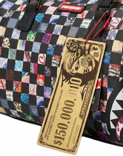 Sprayground Check Σακ Βουαγιάζ Υφασμάτινο