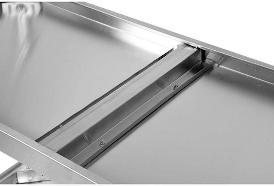 Yato Edelstahl-Arbeitstisch M80xB60xH85cm
