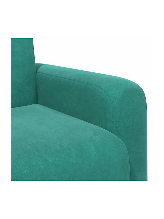 Sessel Aus Samt Türkis 88x90x77cm
