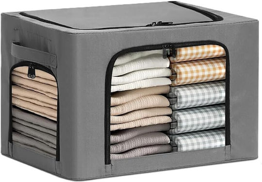 Stoff Aufbewahrungsbox für Kleidung / Schuhe in Gray Farbe 42x30x30cm 1Stück