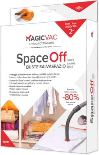Magic Vac Plastic Sac de Depozitare pentru Saci / Haine Etanș și cu Vid 7buc