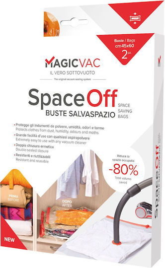 Magicvac Vacuum Clothes Bag Set Space-off 6-piece