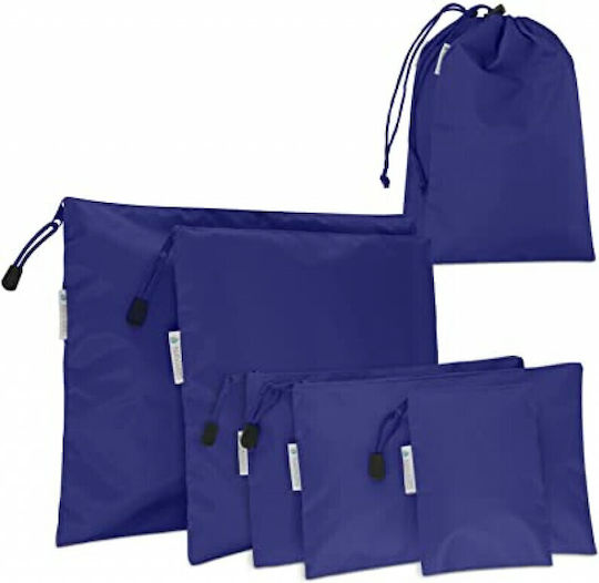 Navaris Stoff Aufbewahrungshülle für Taschen in Blau Farbe 7Stück Navaris Stoff Aufbewahrungshülle für Taschen in Blau Farbe 7Stück