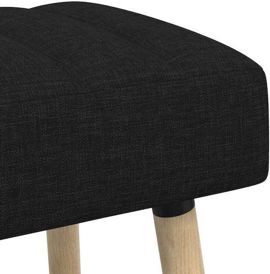 Πάγκος Τραπεζαρίας 60x40x45εκ. Μαύρο