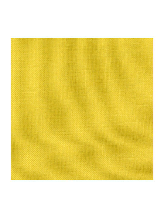 Dining Bench With Soft Yellow Fabric Upholstery 80x40x46cm
