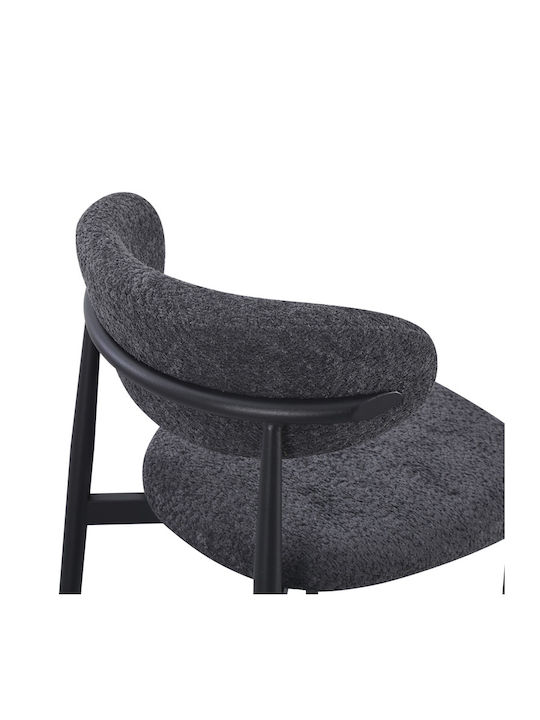 Folegio Dining Chair with Fabric Upholstery Anthracite 50x57x79.5cm