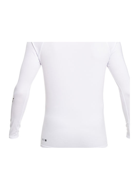 Quiksilver All Time UPF 50 Αντηλιακή Μπλούζα Λευκή Quiksilver All Time UPF 50 Αντηλιακή Μπλούζα Λευκή