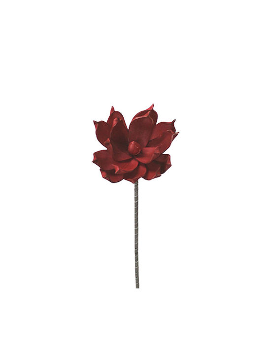 Artificial Decorative Branch Water Lily Red 75cm Marhome