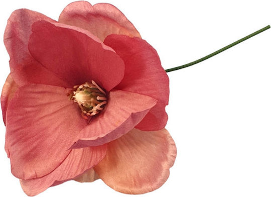 Floare Artificială Decorativă Magnolia Somon 10cm Arpimex Srl
