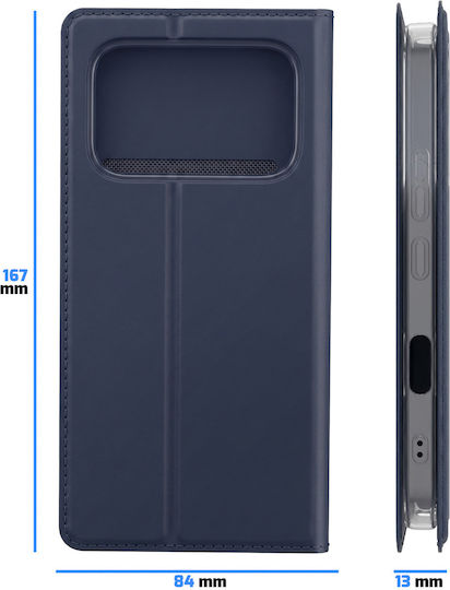 Dux Ducis Калъф Honor 600 Pro Skin Pro Series Държач за карти Стойка Нощно синьо