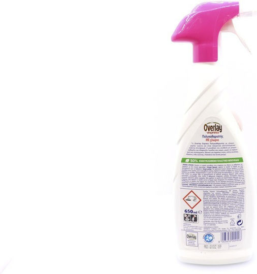 Overlay Express Πολυκαθαριστής Χλώριο Καθαριστικό Spray Γενικής Χρήσης 650ml