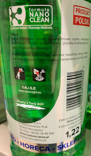 Mill Clean Spray de Curățare pentru Geamuri 1x1.22l