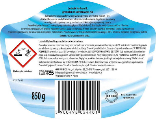 Ludwik Σκόνη Καθαρισμού Γενικής Χρήσης 850gr