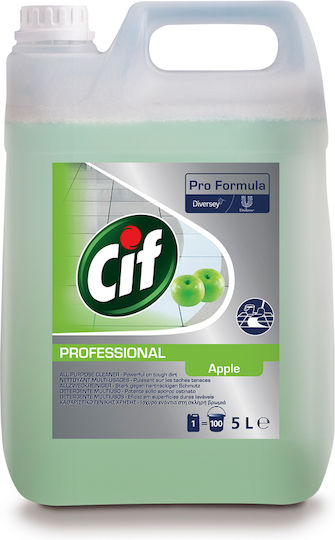 Cif Professional Cleaning Liquid General Use Μήλο 5lt