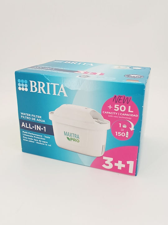 Brita Filtru De Apă De Schimb Pentru Cană Din Carbon Activat Maxtra 4 Bucăți