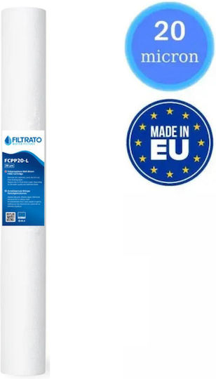 Filtrato Under Sink Water Filter Replacement made of Polypropylene 20" FCPP20-L 20 μm