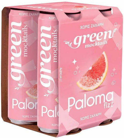 Green Cola Paloma Σόδα με Ανθρακικό, Χωρίς Ζάχαρη σε Κουτί 4x330ml