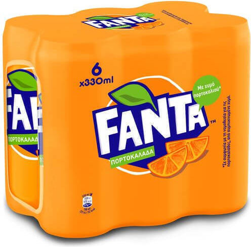 Fanta Suc de portocale cu carbonatare în Cutie 6x330ml
