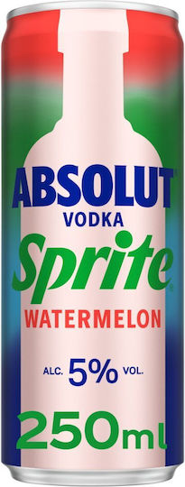 Absolut Absolut Wassermelone Zitrone Soda mit Kohlensäure 250ml